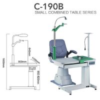Ophthalmologist workstation, combined table C-190B, tabletop 900*500 mm