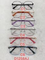 Metal frames for glasses with flex hinges Defile D1258AJ