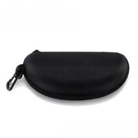 Sunglasses and eyeglasses hard shell case 071黑挂钩牛津布
