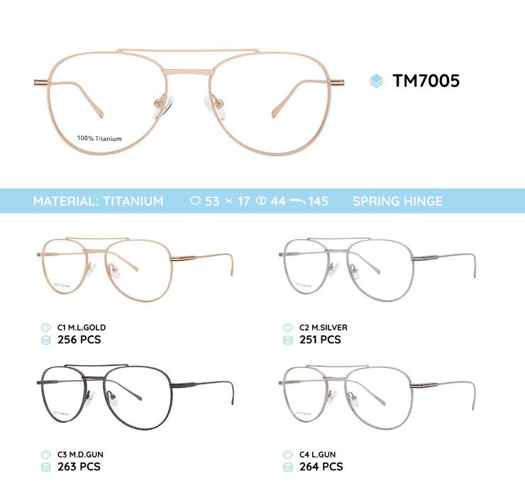 Оправа металлическая титановая TM7005