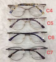 Metal frame for glasses with spring hinges 9763B