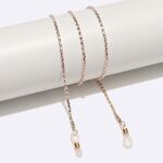 Rose gold metal non-slip chain, for glasses and masks GL1532