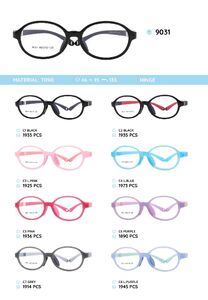 TR-90 plastic frames for glasses for kids 9031