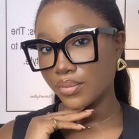 Plastic glasses with blue light protection for women 6150-PN