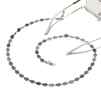 Цепочка для очков из нержавеющей стали с бабочками GS051