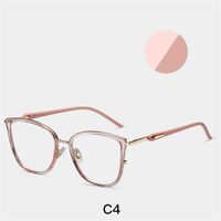 Оправа для очков комбинированная (металл + TR90) с защитой от синего света, с флексом FA87106