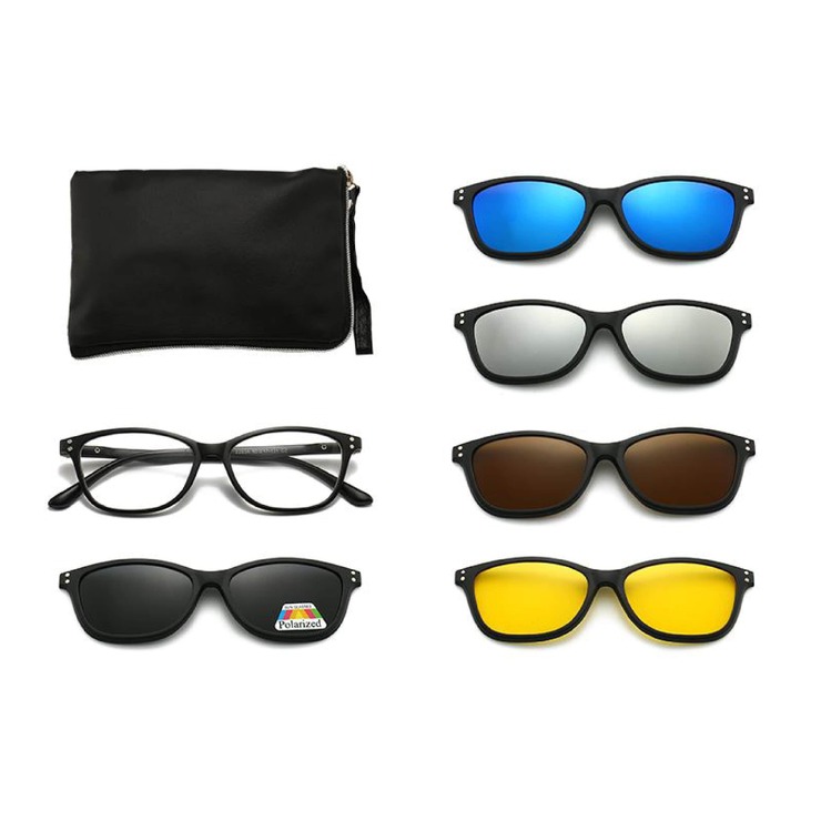 El Dorado frames with polarized sunshades set (clip-on) on magnet 2283A (5 pieces) 