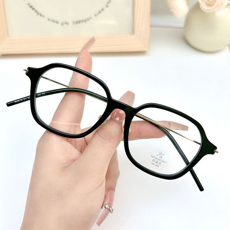 Combined frame (metal + TR90) with Blue Ray Cut protection lenses MAMO M2679