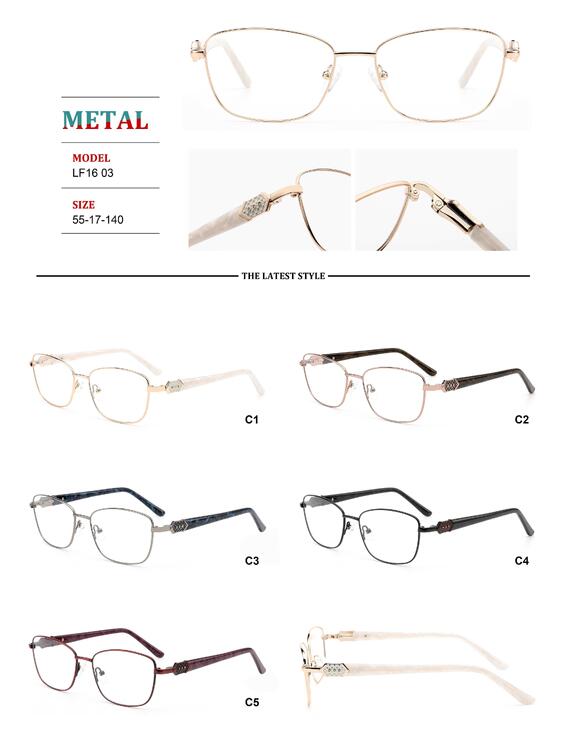 Оправа для очков металлическая с флексом Big City LF1603