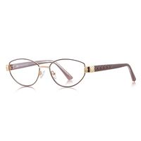 Оправа женская металлическая + пластик TR90, линзы-блюблокеры с защитой от ультрафиолета и синего света More FCS3166