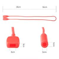 Silicone string eyeglasses holder 28 cm, hole 3*6 mm