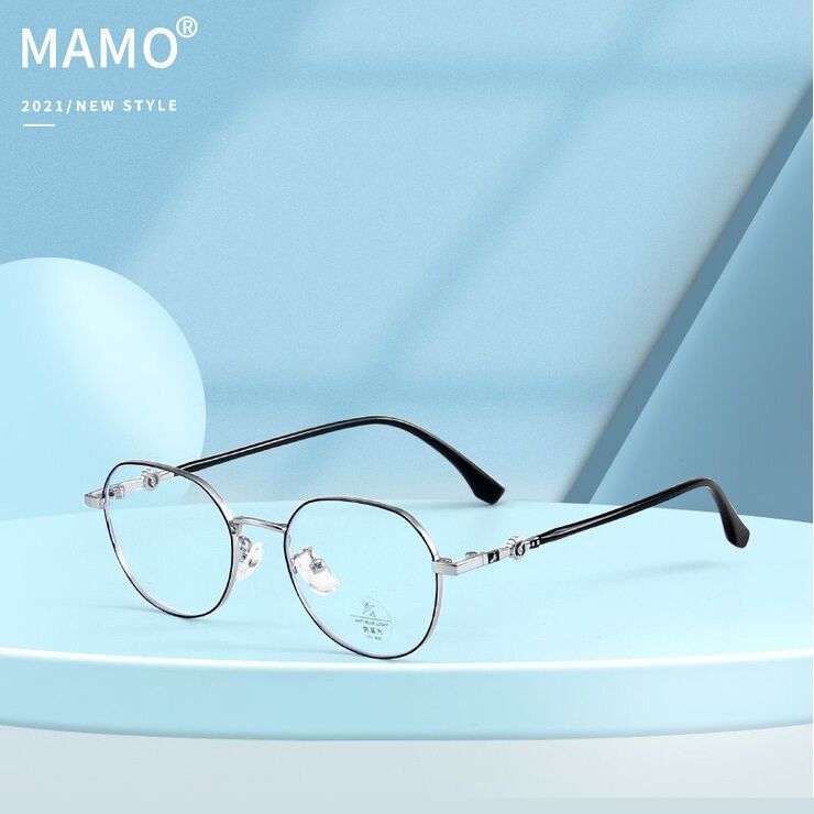 Metal frames with Blue Ray Cut lenses MAMO H5537