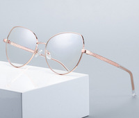 Metal blue blocker frames for glasses MORE 3001