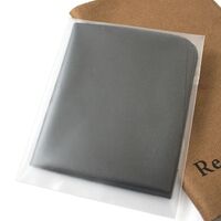 Microfiber/suede cloth for cleaning glasses lenses, individually packaged, size 17.5*14.5 cm