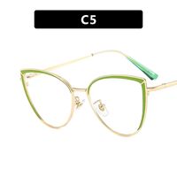 Metal glasses with blue light protection for women 8217-PN