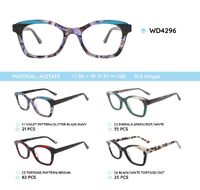Plastic acetate eyeglasses frame WD4296