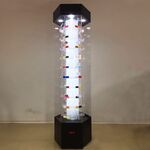 Acrylic floor rotating display stand for glasses, frames, cases and accessories 16000-42, size 160 * 46 cm