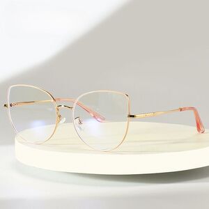 Metal glasses with blue light and UV protection 9705-3-GT