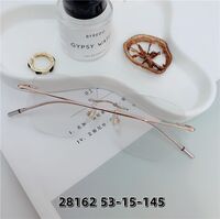 Metal titanium rimless frame SANTA 28162