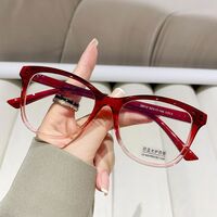 Plastic glasses with blue light protection for women 28013-PN