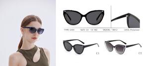 Polarized plastic sunglasses Leke LK19012