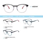Plastic acetate eyeglasses frame for women WD3149