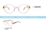 Plastic acetate eyeglasses frame for women WD4259
