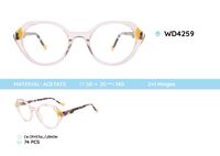 Plastic acetate eyeglasses frame for women WD4259
