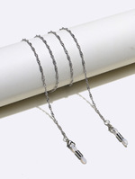 Black glasses chain with pearls GL1376