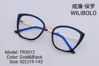 Оправа металл + TR90 ультратонкая с флексом Wilibolo TR3012