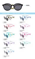 TR-90 plastic frames for kids with a sun protection clip-on 19995