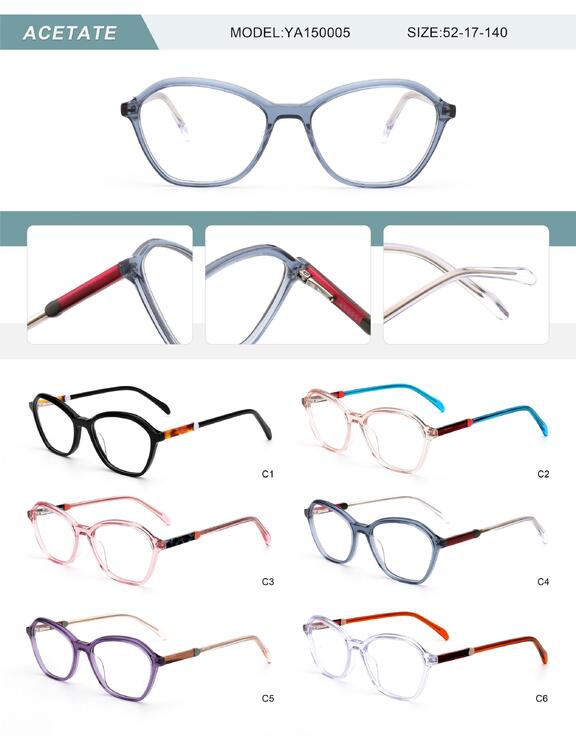 Оправа пластиковая из ацетата женская с флексом YA150005-DA