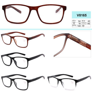 Corrective plastic frame eyeglasses with spring hinges VIZZINI V8165, from +1.00 to +4.00 (0.25 step)
