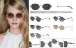 Rimless polarized metal sunglasses with nylon lenses Eberhard EH21071