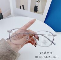 Hybrid frame, metal + TR90, with Blue Block coating SANTA 01176