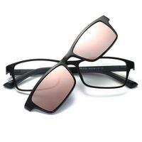 TR90 plastic frame + polarized sun protection magnet clip-on El Dorado EL2250