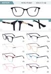 Plastic acetate frame for women with spring hinges YT13007-DA