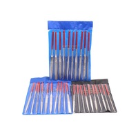 Electroplated diamond files, set of 10 pieces