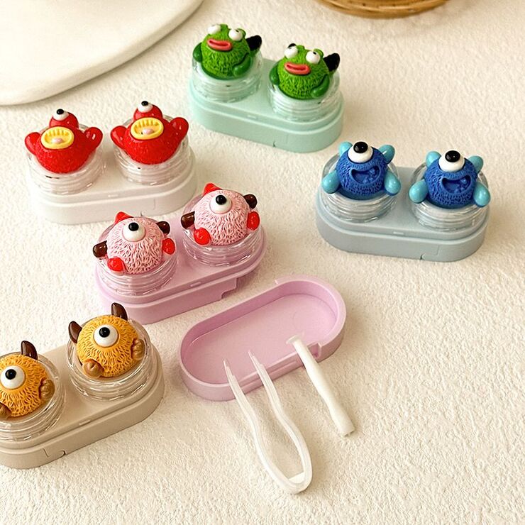 Мини-набор для мягких контактных линз выдвижной W-CT33独眼小怪