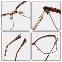 Combined frame (metal + TR90) or glasses with blue light protection, with spring hinges FA87267