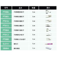 Glasses frame repair tool set R-B014