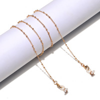 Glasses chain with octagonal crystals GL1261