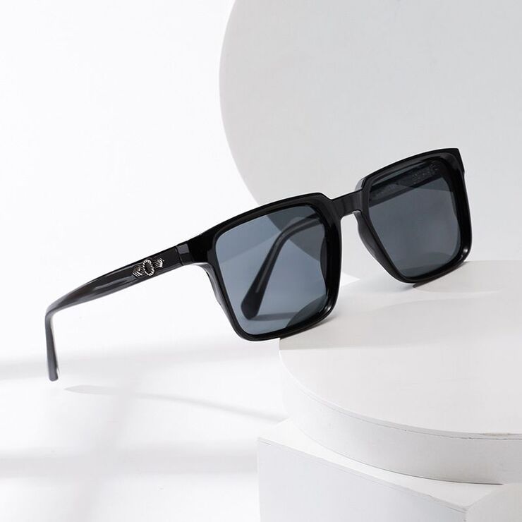 Plastic + metal square sunglasses for men Elit BEE3222-EL
