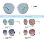 Metal frame polarized sunglasses S7005
