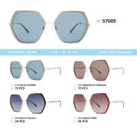 Metal frame polarized sunglasses S7005