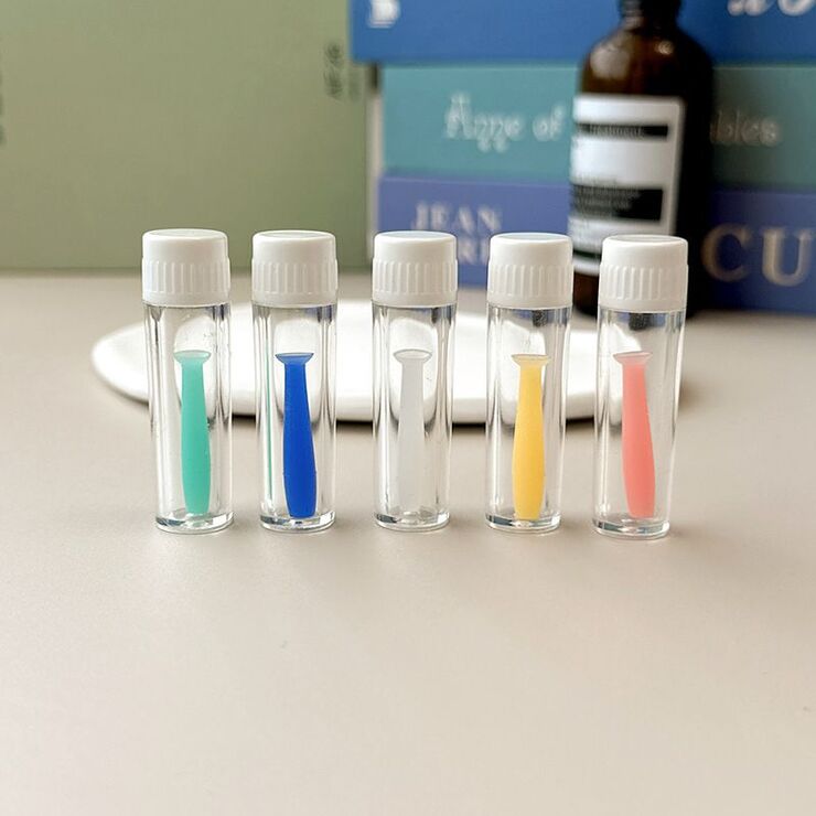 Присоска силиконовая для снятия жестких контактных линз CX-5透明实心吸棒