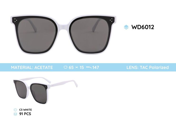 Acetate frames polaraized sunglasses WD6012