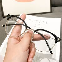 Metal eyeglasses Blue ray cut KY0046 with case