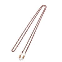 Металлическая нескользящая цепочка красного цвета, для очков и масок GL173