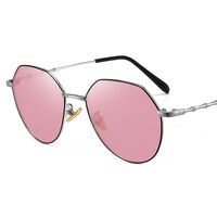 Очки металлические фотохромные с защитой от синего света 9621-2-GT